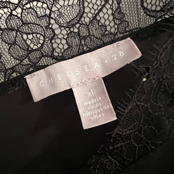 Black lacy cami top Chelsea28 size XL - Picture 3 of 3